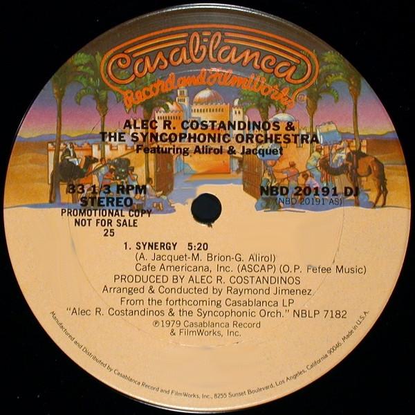 Alec R. Costandinos, The Syncophonic Orchestra, Georges Alirol, Alain Jacquet - Synergy