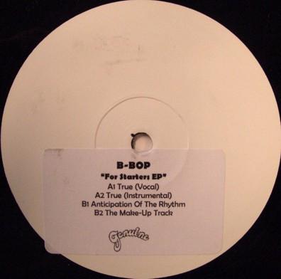 B-Bop - For Starters EP Promotional Copy