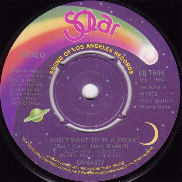 Dynasty - I Don't Want To Be A Freak (But I Can't Help Myself)