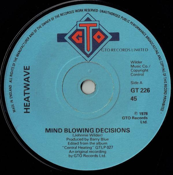 Heatwave - Mind Blowing Decisions