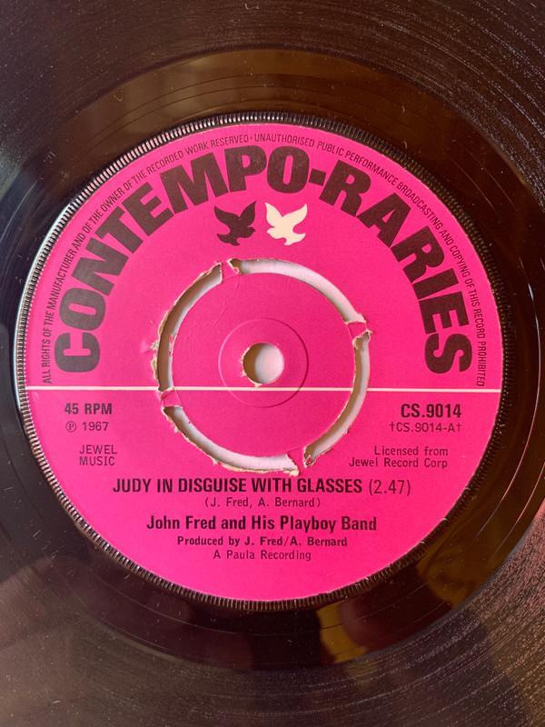 John Fred & His Playboy Band - Judy In Disguise With Glasses/When The Lights Go Out