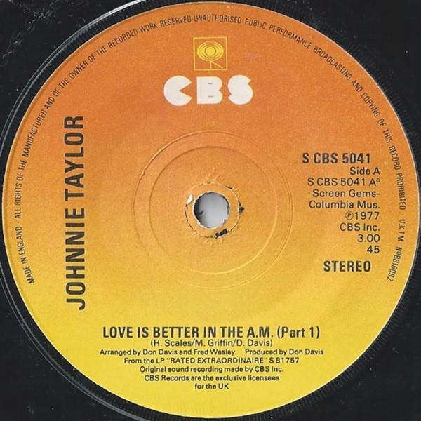 Johnnie Taylor - Love Is Better In The A.M. (Part 1)