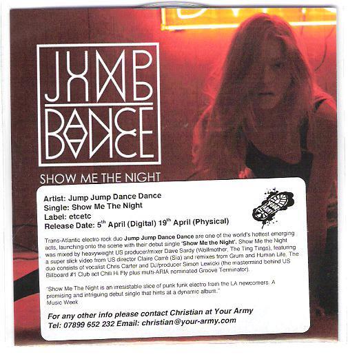 Jump Jump Dance Dance - Show Me The Night