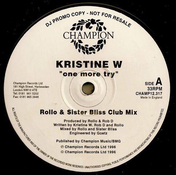 Kristine W - One More Try