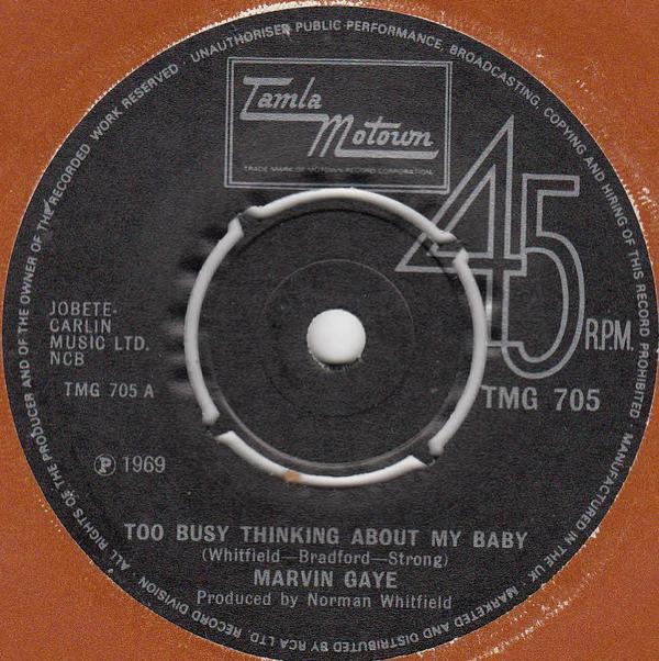 Marvin Gaye - Too Busy Thinking About My Baby