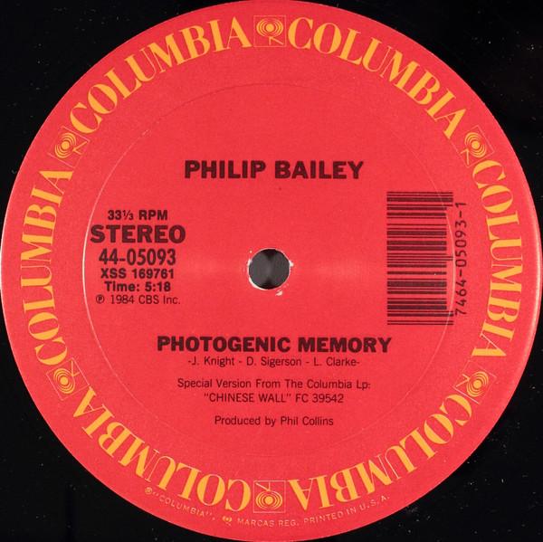 Philip Bailey - Photogenic Memory