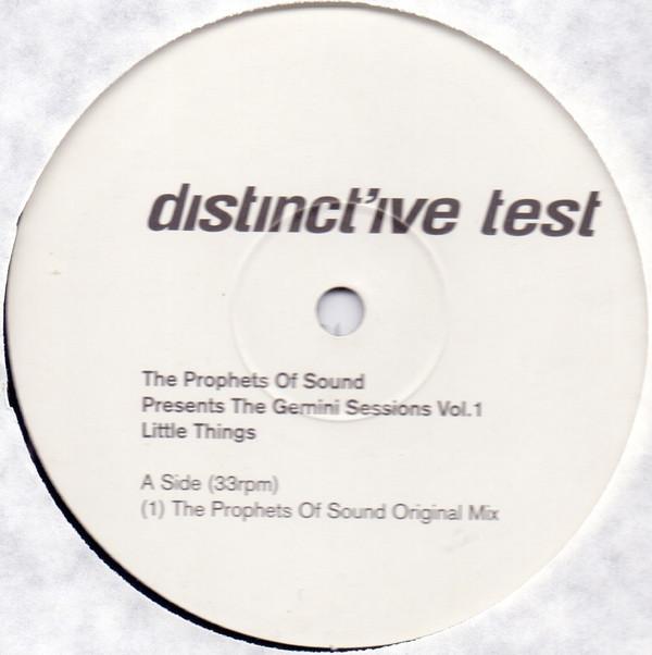 Prophets Of Sound - The Gemini Sessions Vol. 1 - Little Things