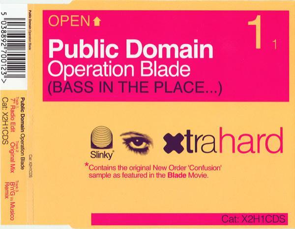 Public Domain - Operation Blade (Bass In The Place...)