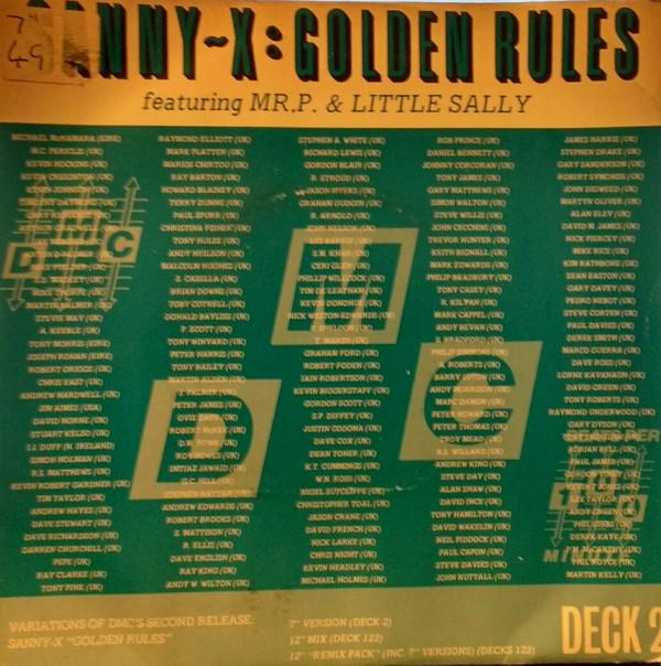 Sanny X, Mr. P , Little Sally - Golden Rules
