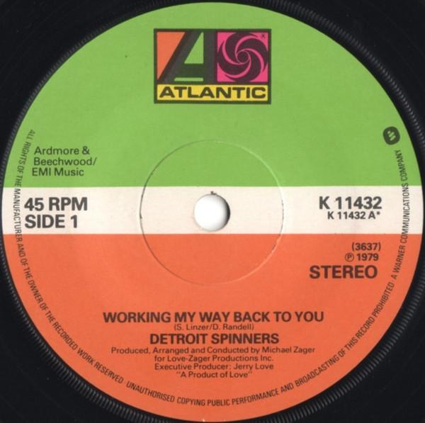 Spinners - Working My Way Back To You