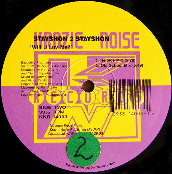 Stayshon 2 Stayshon - It's All Rite / Will U Luv Me