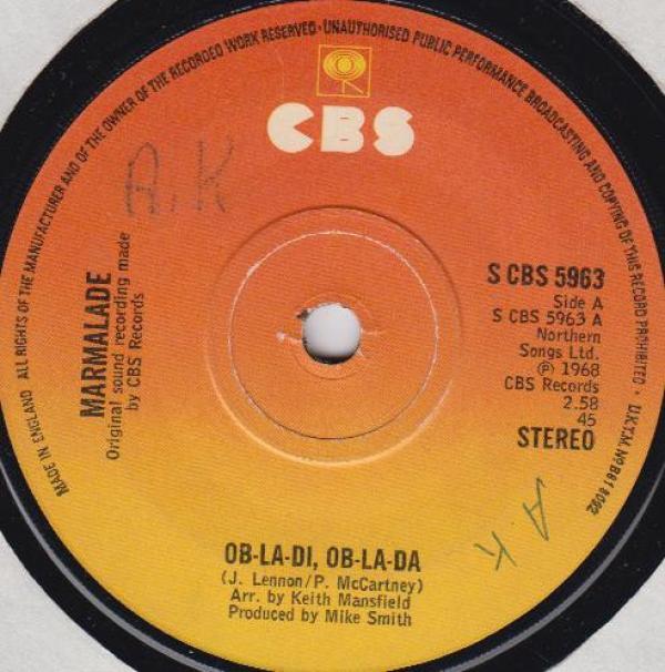 The Marmalade - Ob-La-Di - Ob-La-Da / Lovin' Things