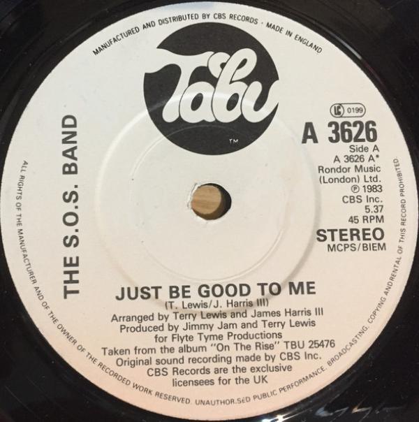 The S.O.S. Band - Just Be Good To Me