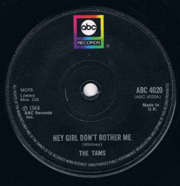 The Tams - Hey Girl, Don't Bother Me