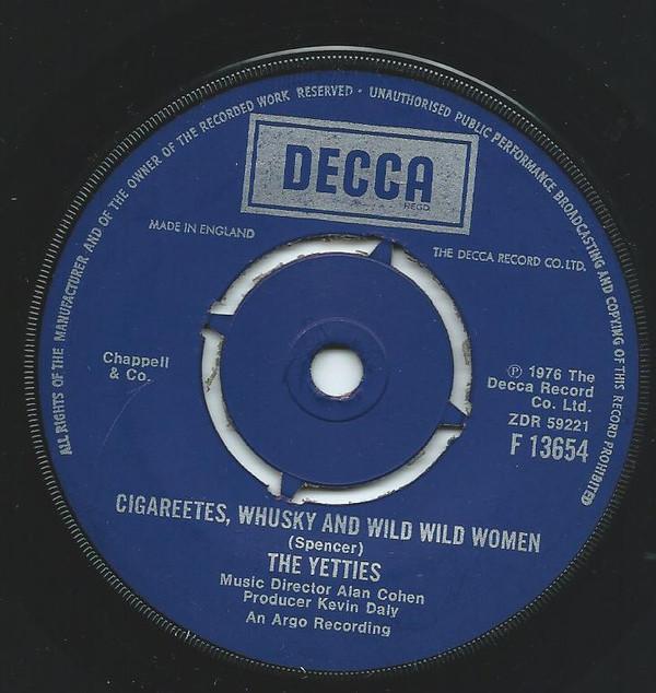 The Yetties - Cigareetes, Whusky And Wild Wild Women