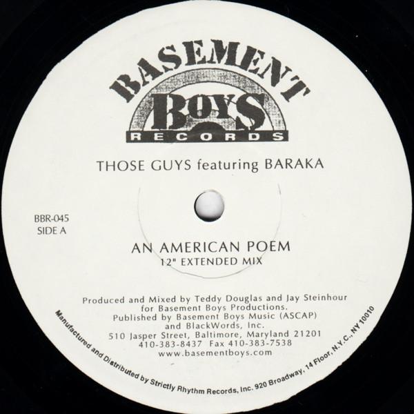 Those Guys - An American Poem