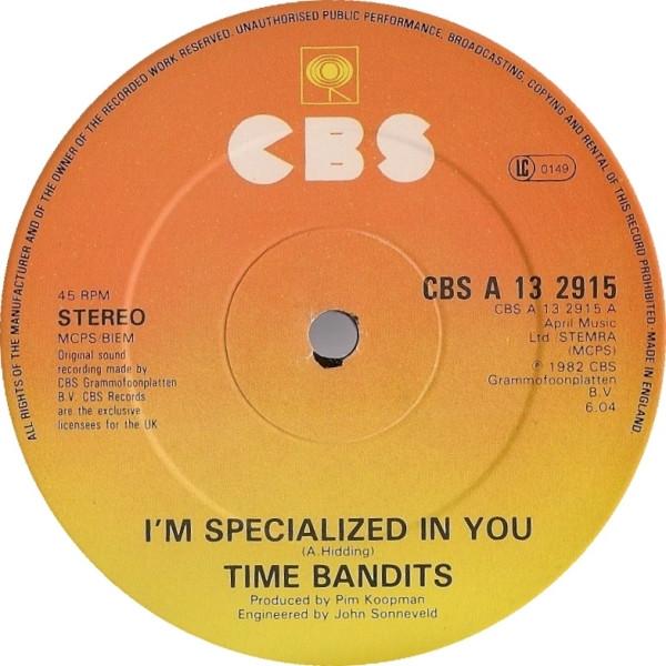 Time Bandits - I'm Specialized In You