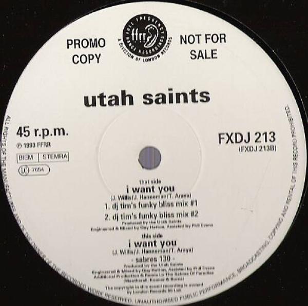 Utah Saints - I Want You