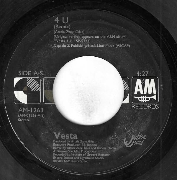 Vesta Williams - 4 U (Remix)